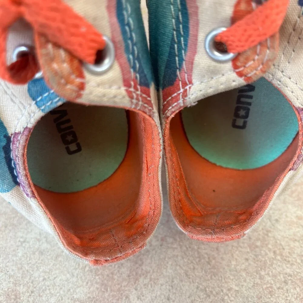 Converse All Star Low Top Colorful Multicolored Sneakers Unisex Junior 2 - Picture 9 of 11